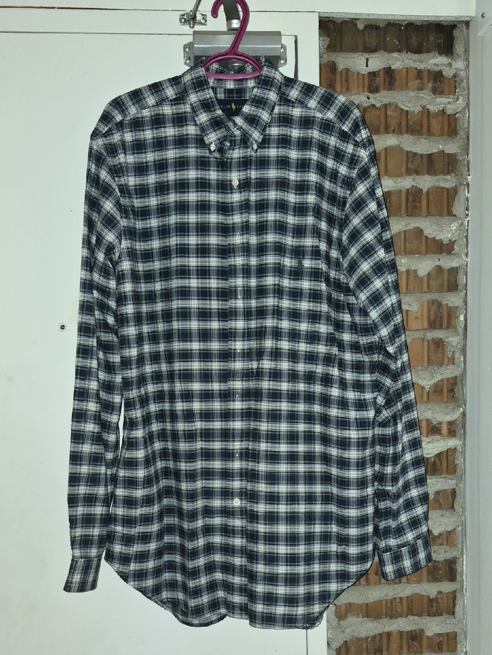 Ralph Lauren Classuc Fit Tall/Long Button Shirt Plaid GL